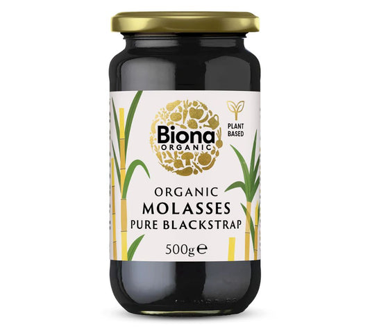 Pure Blackstrap Molasses Organic (500 g-Glas)
