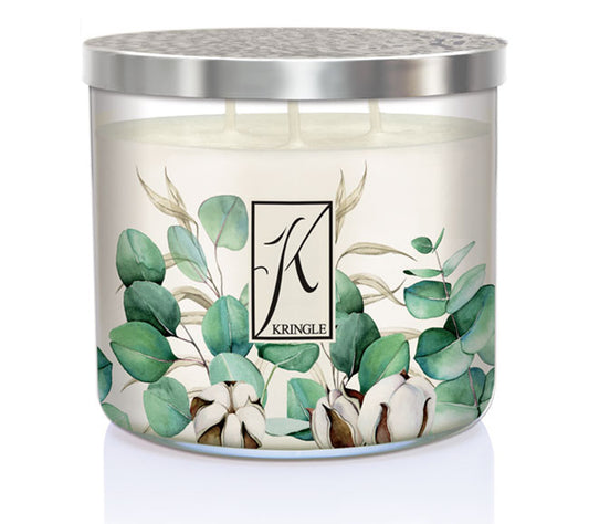 Kringle Candle Soy Jar Eucalyptus Cotton Ryan's Specialties