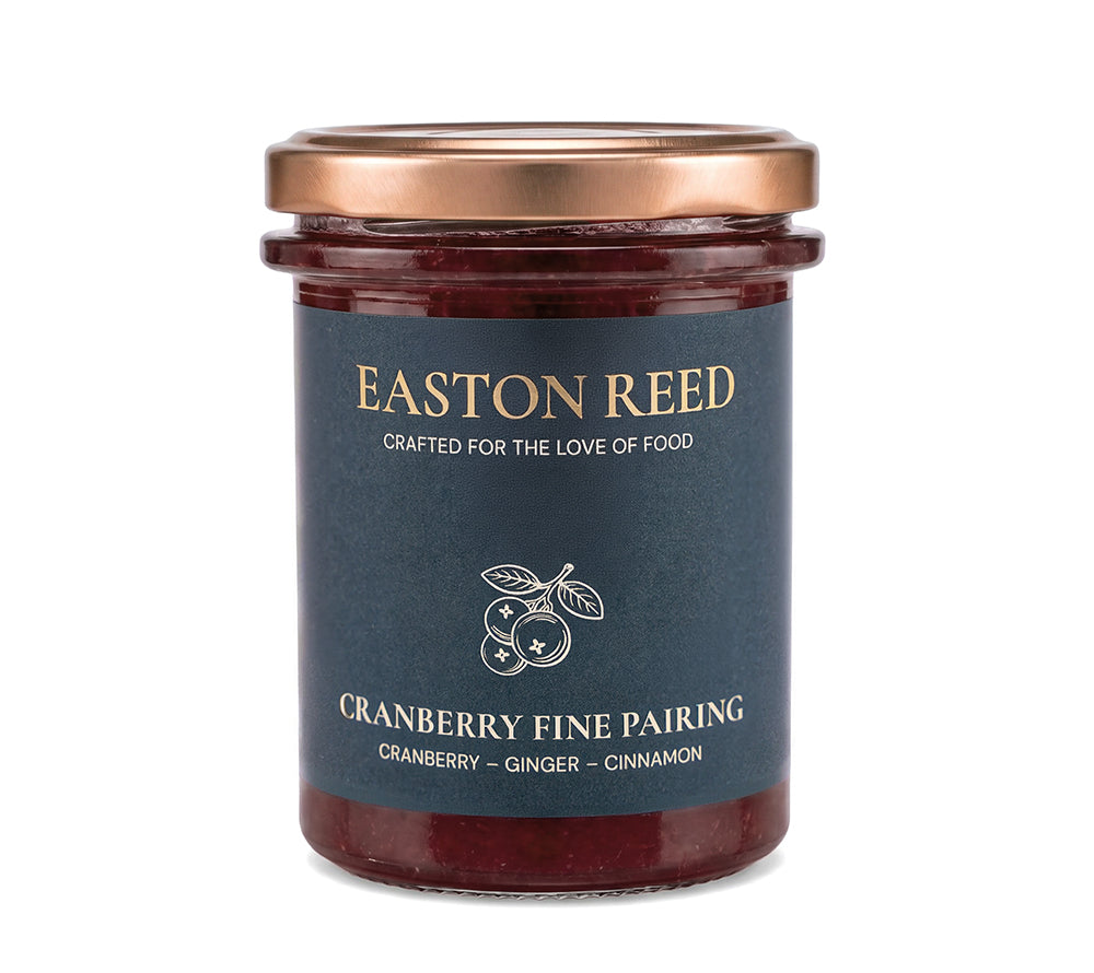 Fruchtiges Cranberry-Chutney mit Ingwer und Zimt im 230 g-Glas. Ideal zu Käse, Wildgerichten, Festtagsbraten und winterlichen Rezepten. Jetzt entdecken!