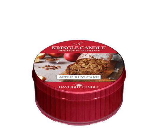 Kringle Candle Daylight – Apple Rum Cake kaufen | Duft: Apfelkuchen, Rum, Datteln, Gebäck, Zimt, Muskatnuss, Vanille | Brenndauer: 12 Stunden | Jetzt bestellen!