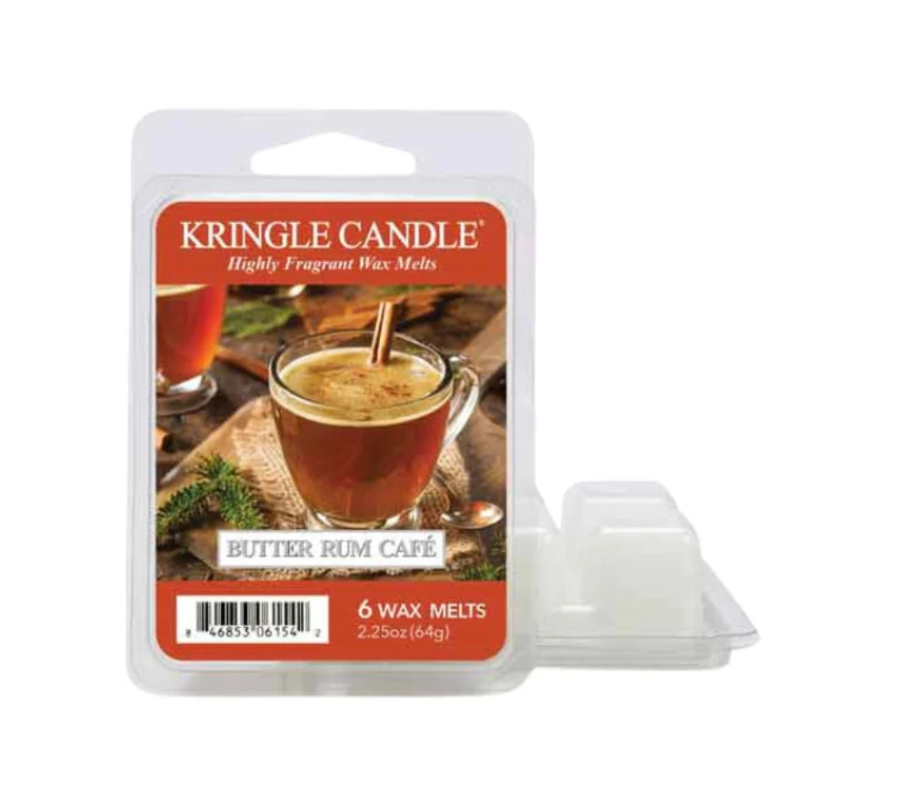 Butter Rum Café von Kringle | Aroma gerösteter Butter-Pekannüsse, goldener Rum, süßes Karamell, cremige Kaffee-Aromen und pure Vanille