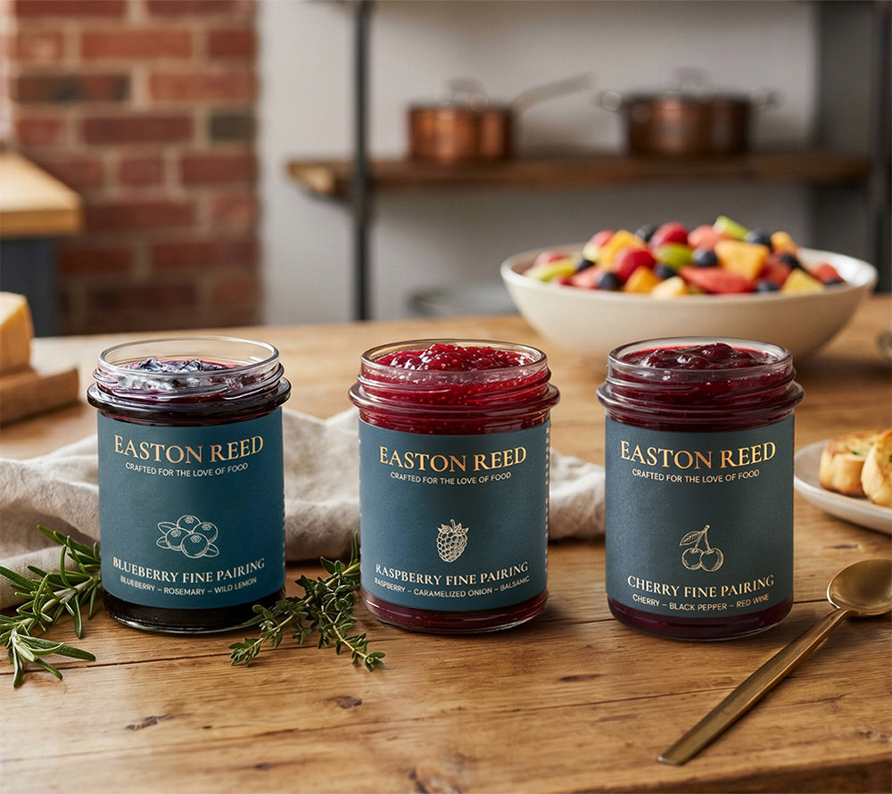 Kirsch-Chutney mit Rotwein und schwarzem Pfeffer im 230 g-Glas. Ideal zu Entenbrust, Käseplatten, Sandwiches und herzhaften Gerichten. Jetzt entdecken!