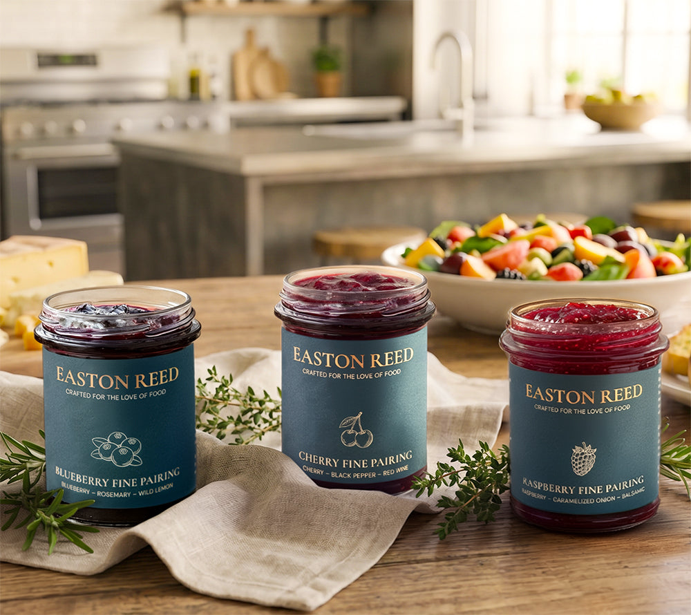 Kirsch-Chutney mit Rotwein und schwarzem Pfeffer im 230 g-Glas. Ideal zu Entenbrust, Käseplatten, Sandwiches und herzhaften Gerichten. Jetzt entdecken!