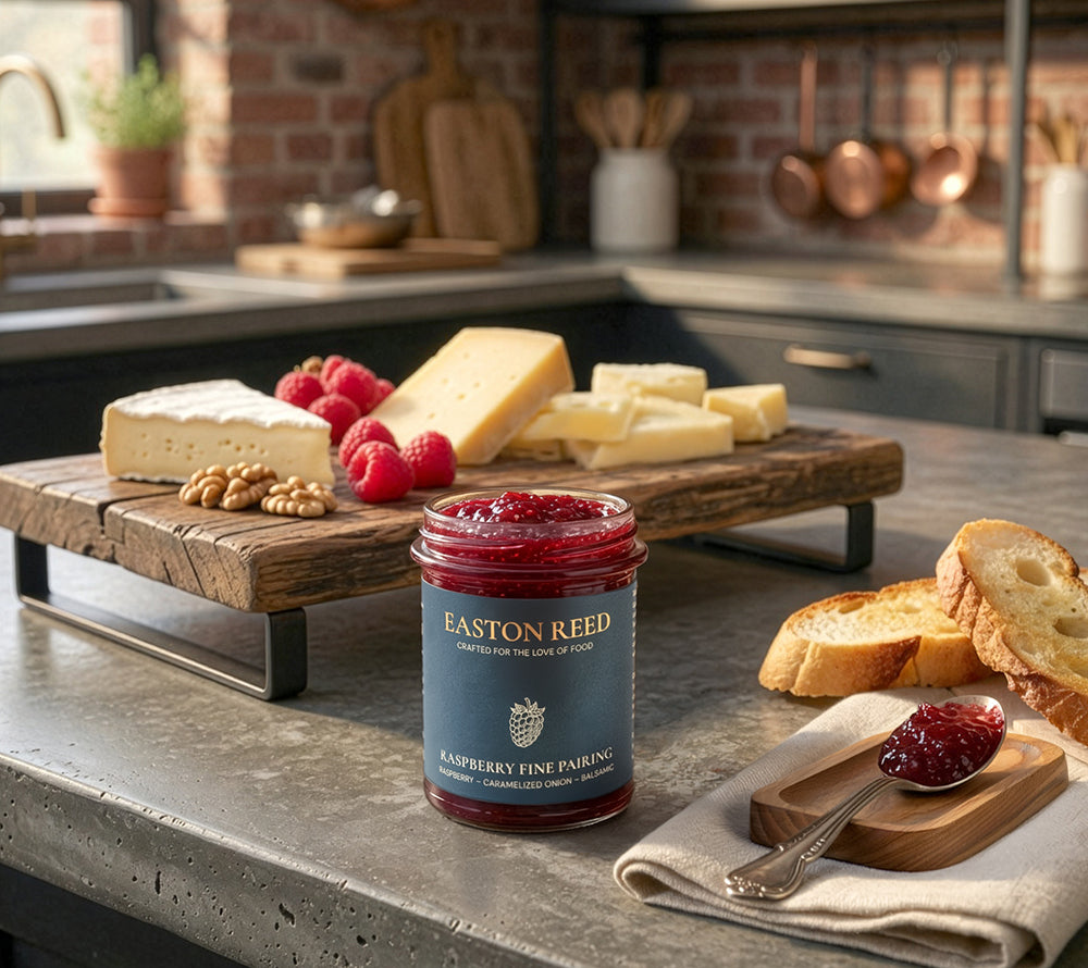 Fruchtiges Himbeer-Chutney mit karamellisierten Zwiebeln und Balsamico im 230 g-Glas. Ideal zu Käse, Burgern, Sandwiches und Grillgerichten. Jetzt entdecken!