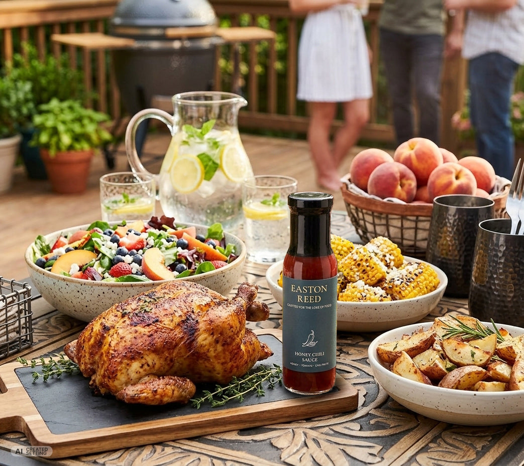 Honey Chili Sauce zu Geflügel, Mais, Salat, Gemüse und mehr