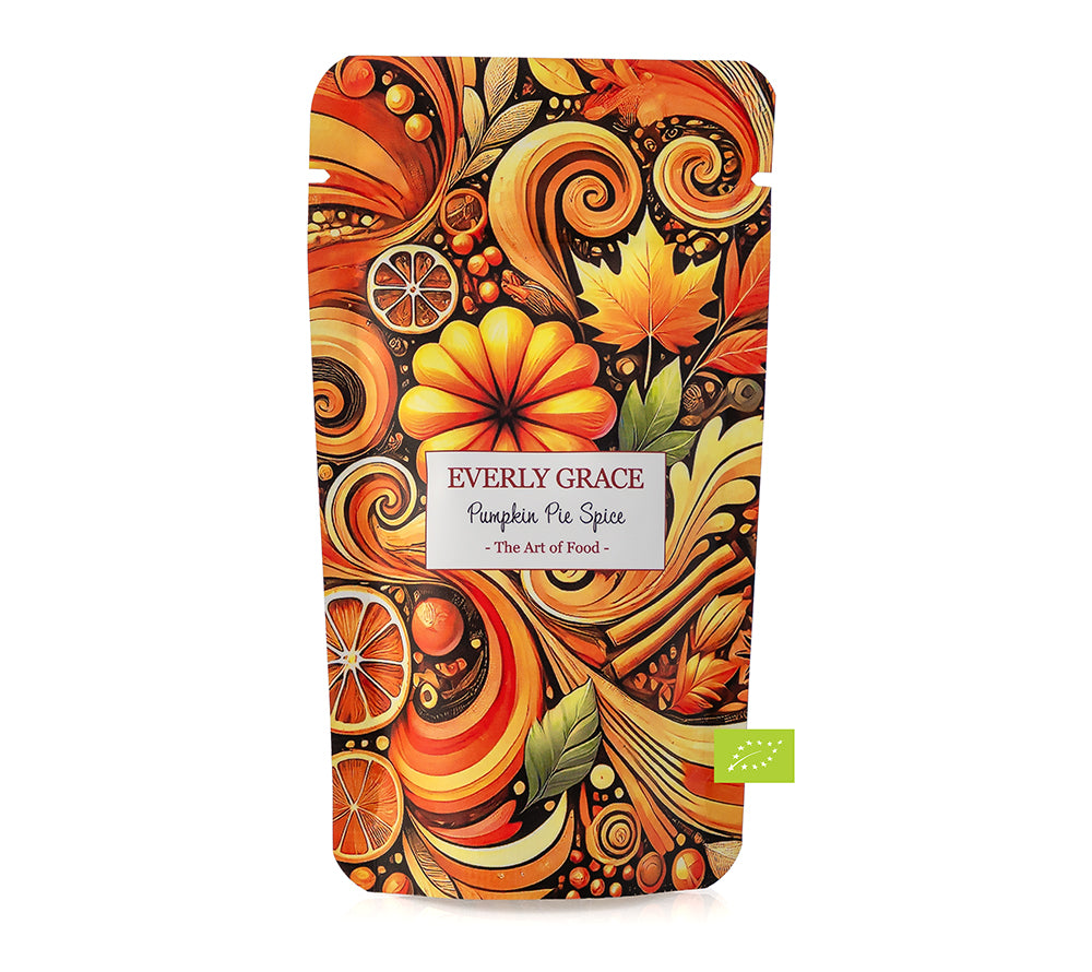 Bio Pumpkin Pie Spice Gewürz im Nachfüllbeutel mit 50g von Everly Grace