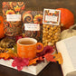 Koffeinfreier Pumpkin Spice Tee mit Kürbis, Zimt, Muskat & Ingwer. Wohlig-warm, vielseitig und ideal für gemütliche Herbstmomente – all day long.