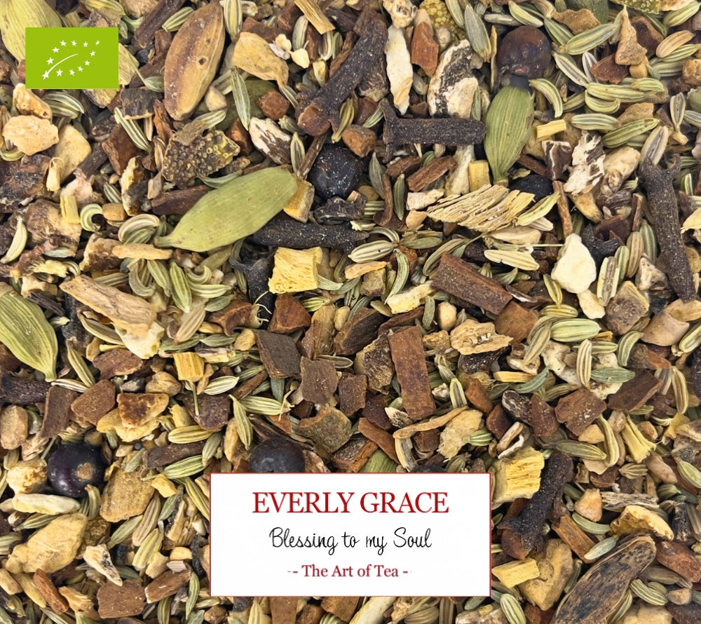 Blessing to My Soul Tea von Everly Grace | Ein Moment der Ruhe | wohltuende, ayurvedisch inspirierte Teemischung | ohne künstliche Zusätze | 100% Bio