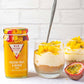Passion Fruit & Mango All Butter Curd von Cottage Delight – cremiger Fruchtcurd mit Butter, Mango & Passionsfrucht. Für Frühstück, Dessert & Feinkostregale.