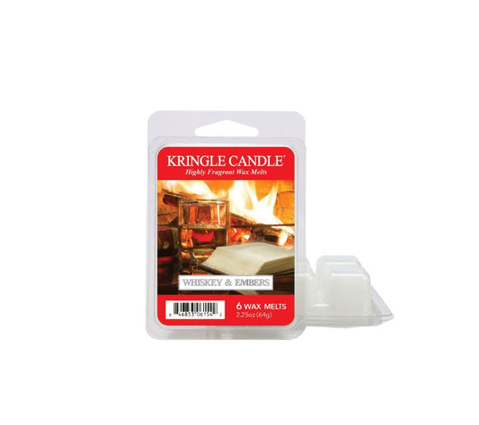 Kringle Wax Melts 6 pcs Whiskey & Embers
