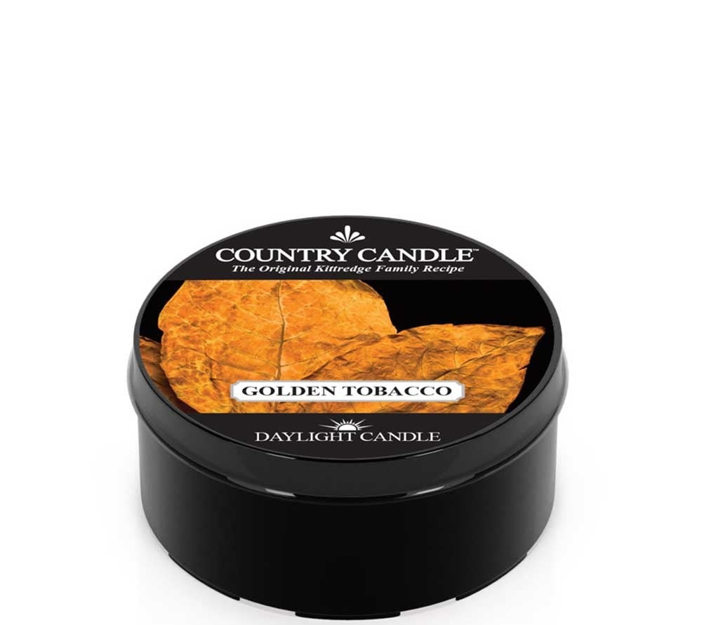 Country Daylight Golden Tobacco von Country Candle kaufen | Duft: Frisch, holzig, blumig, erdig, männlich | Brenndauer: 12 Stunden