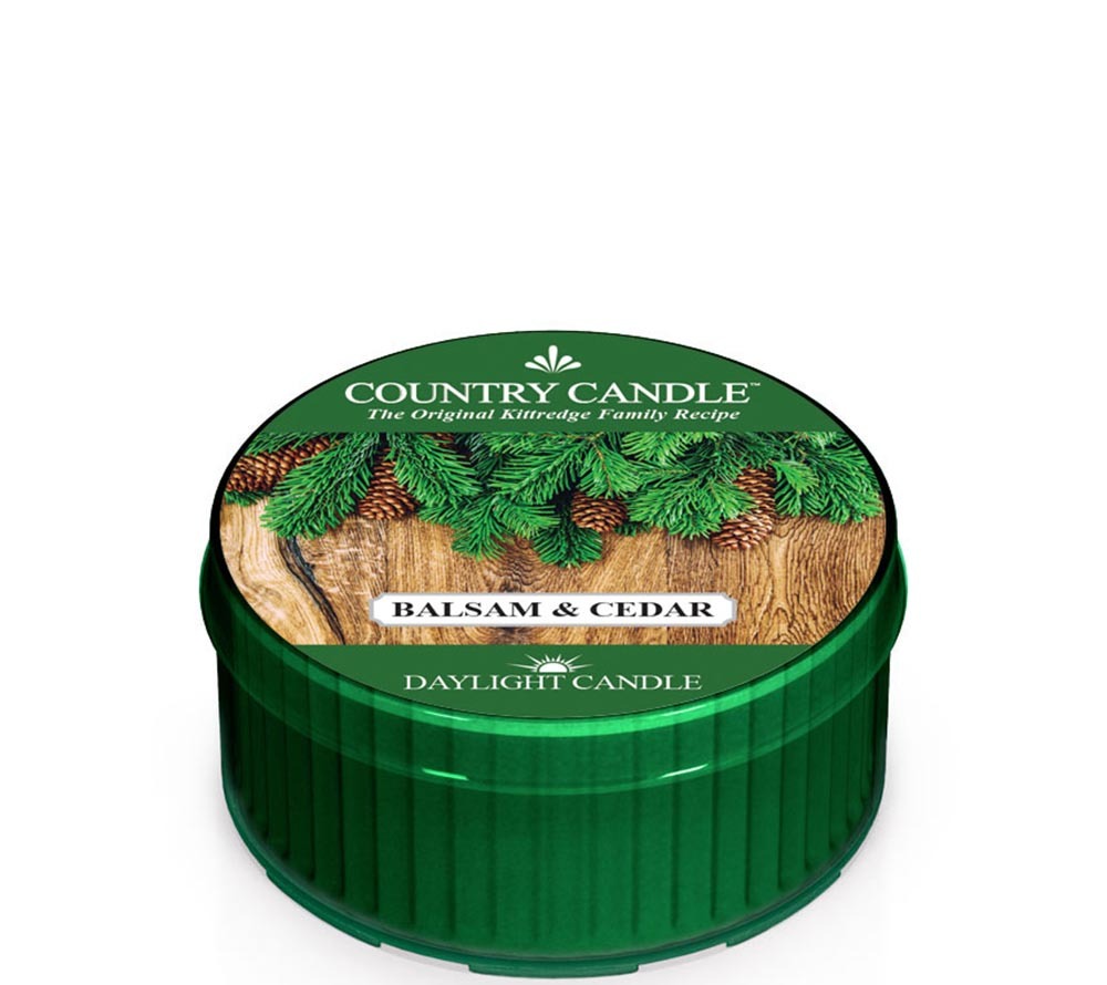 Country Daylight Balsam & Cedar von Country Candle kaufen | Duft: Holzig, frisch, erdig, authentisch, entspannend | Brenndauer: 12 Stunden 