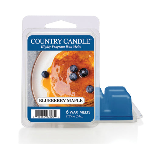 Country Wax Melts 6 pcs Blueberry Maple von Country Candle kaufen | Duft: Fruchtig, süß, Vanille, zimtig | Mehrmals schmelzbar