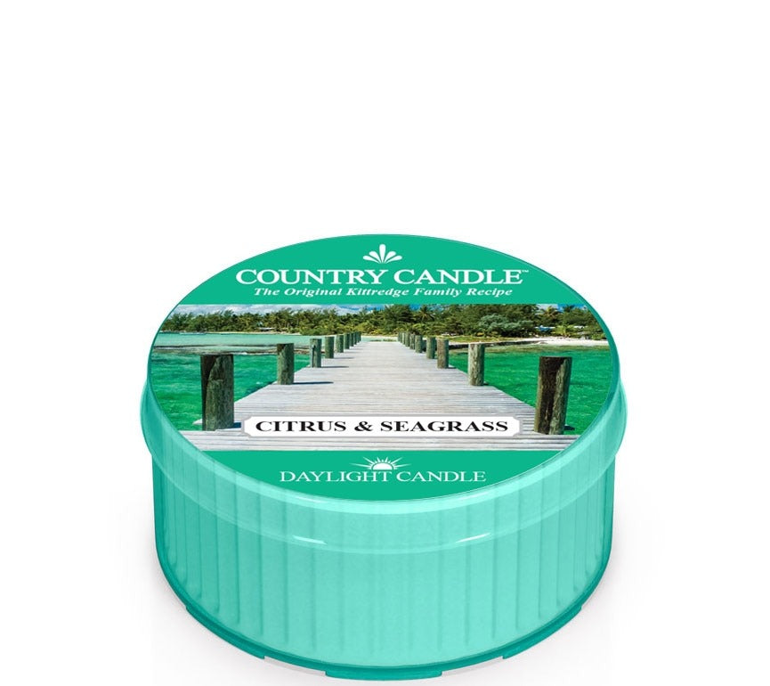 Country Daylight Citrus & Seagrass von Country Candle kaufen | Duft: Erfrischend, belebend, zitrusartig, maritim, holzig | Brenndauer: 12 Stunden 