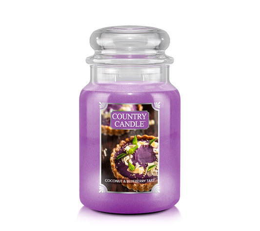 Country Jar Large Coconut & Blueberry Tart