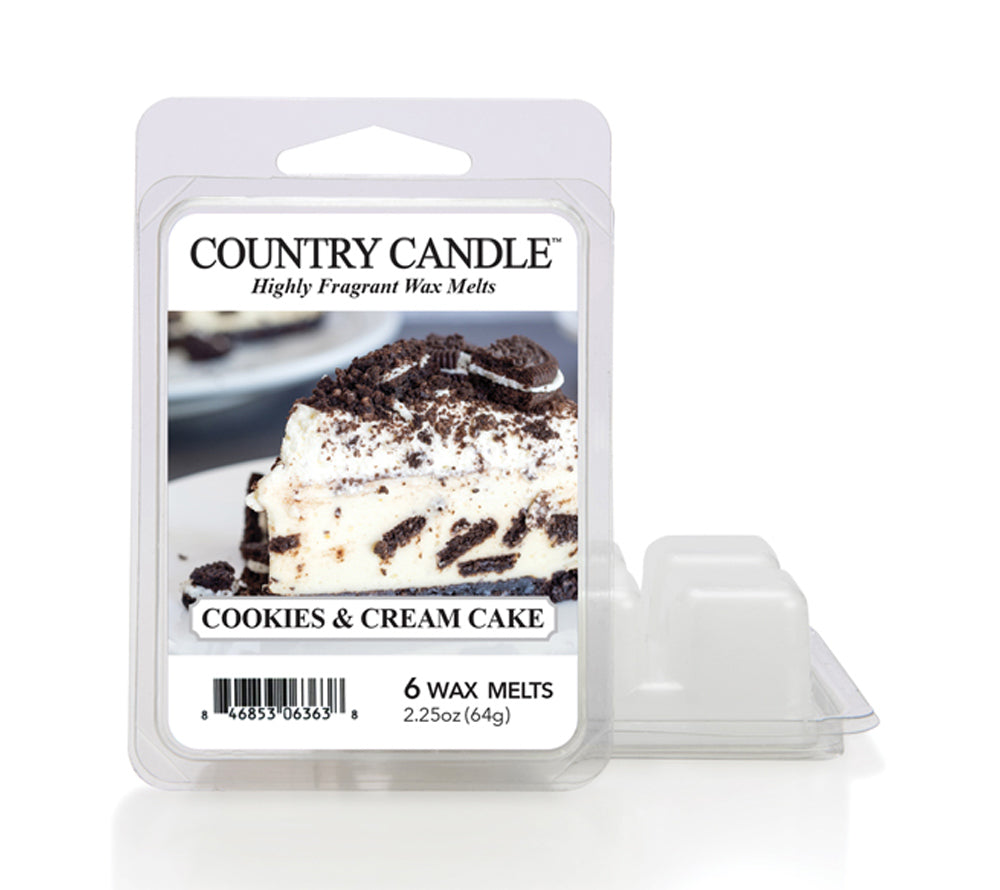 Country Wax Melts 6 pcs Cookies & Cream Cake