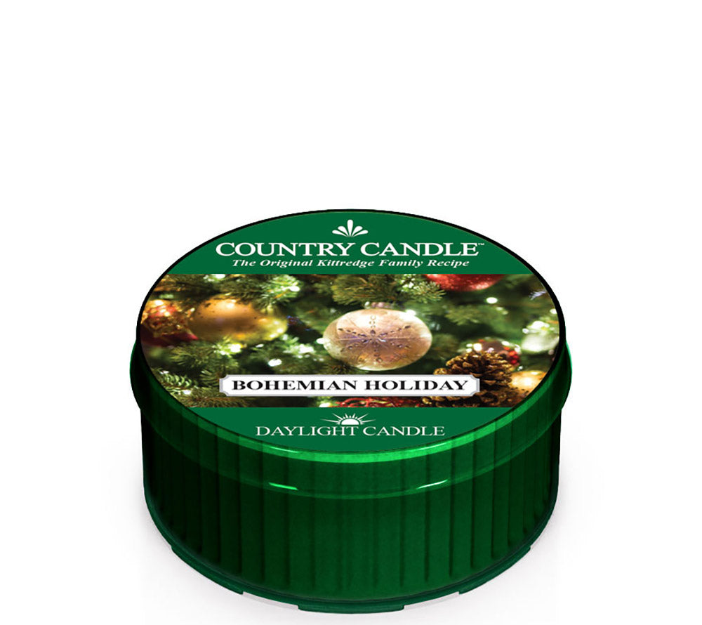 Country Daylight Bohemian Holiday von Country Candle kaufen | Duft: Tannig, fruchtig, holzig, warm, süßlich | Brenndauer: 12 Stunden