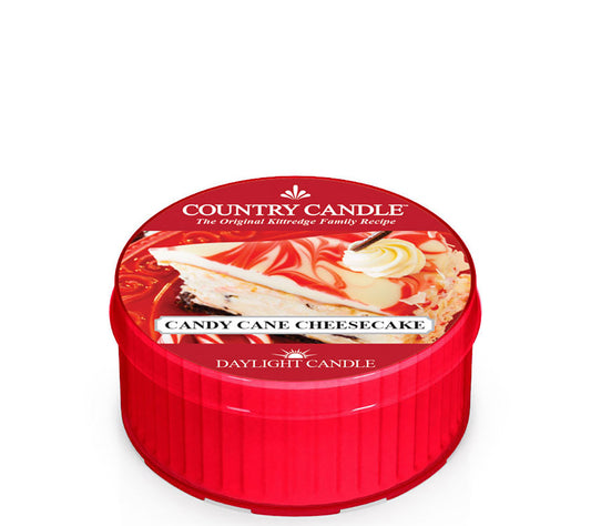 Country Daylight Candy Cane Cheesecake von Country Candle kaufen | Duft: Fruchtig, cremig, minzig, süß | Brenndauer: 12 Stunden