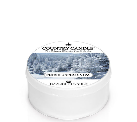 Country Daylight Fresh Aspen Snow von Country Candle kaufen | Duft: Frisch, holzig, blumig, winterlich | Brenndauer: 12 Stunden