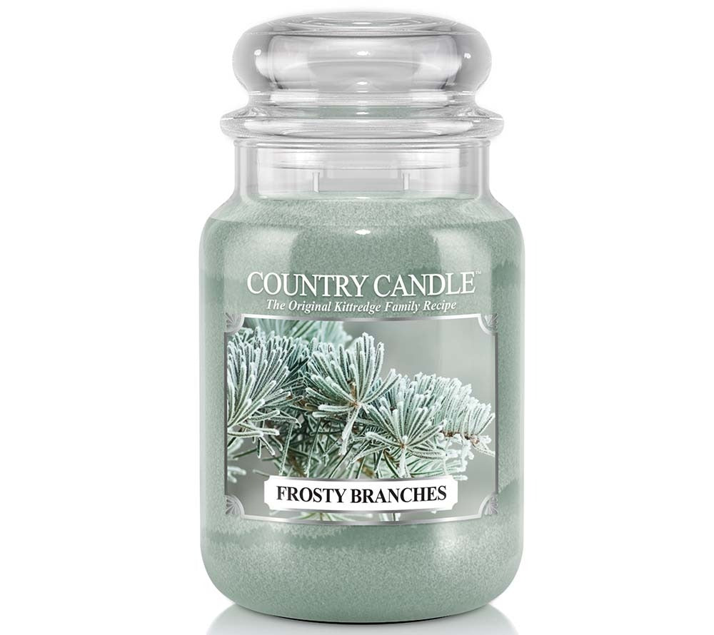 Country Jar Large Frosty Branches