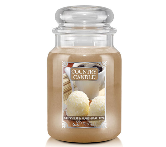 Country Jar Large Coconut & Marshmallow