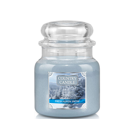 Country Jar Medium Fresh Aspen Snow von Country Candle kaufen | Duft: Frisch, holzig, blumig, winterlich | Brenndauer: 65-90 Stunden