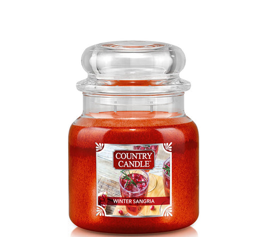 Country Jar Medium Winter Sangria von Country Candle kaufen | Duft: Fruchtig, winterlich, erfrischend, warm | Brenndauer: 65-90 Stunden