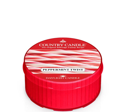 Country Daylight Peppermint Twist von Country Candle kaufen | Duft: pfeffrig, frisch, süß, kühl, belebend | Brenndauer: 12 Stunden