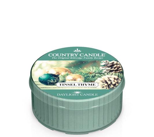 Country Daylight Tinsel & Thyme von Country Candle kaufen | Duft: Winterlich, holzig, aromatisch, moschus, fruchtig | Brenndauer: 12 Stunden