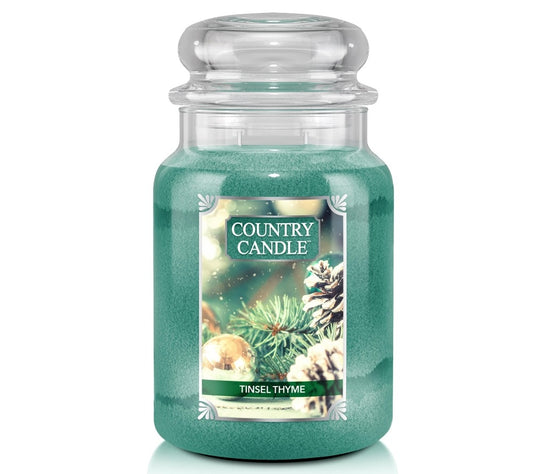 Country Jar Large Tinsel Thyme