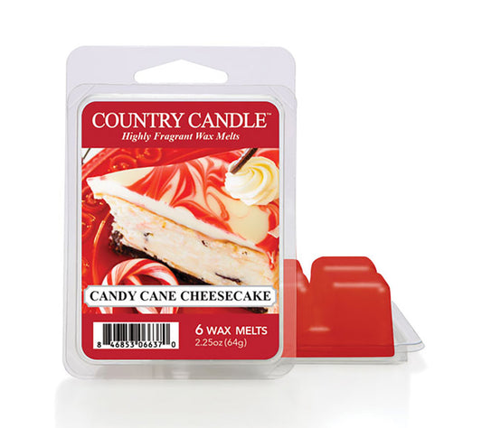 Country Wax Melts 6 pcs Candy Cane Cheesecake