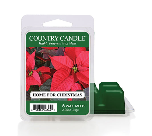 Country Wax Melts 6 pcs Home For Christmas von Country Candle kaufen | Duft: Gewürzig, harzig, blumig, weihnachtlich, warm | Mehrmals schmelzbar
