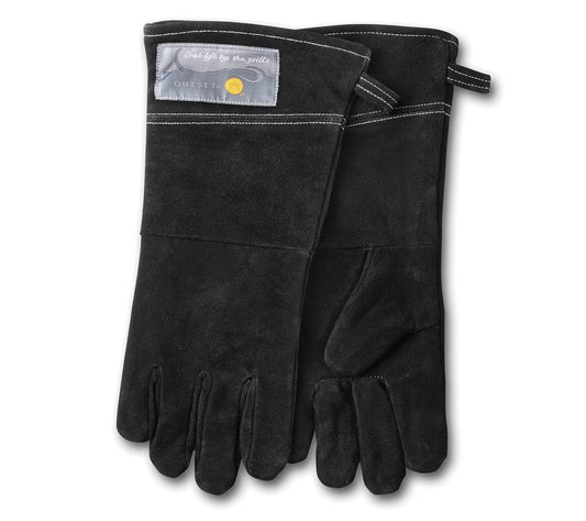 Leather Grill Gloves black von Fox Run USA kaufen | 100% Leder | Hitzebeständig, robust