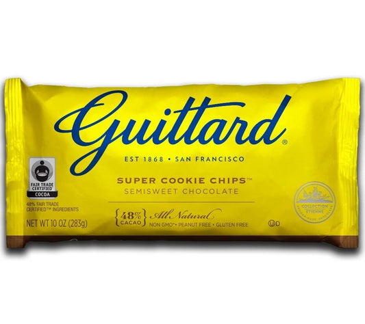 Super Cookie Chocolate Chips von Guittard Chocolate Company kaufen | Intensives Schokoladenaroma | Perfekt zum Backen von Muffins und Kuchen
