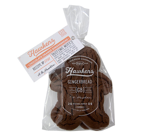 Hawkens Chocolate Orange Gingerbread Men von Hawkens Gingerbread kaufen | schokoladig, orangig, würzig | Ideal als Snack oder als Geschenk