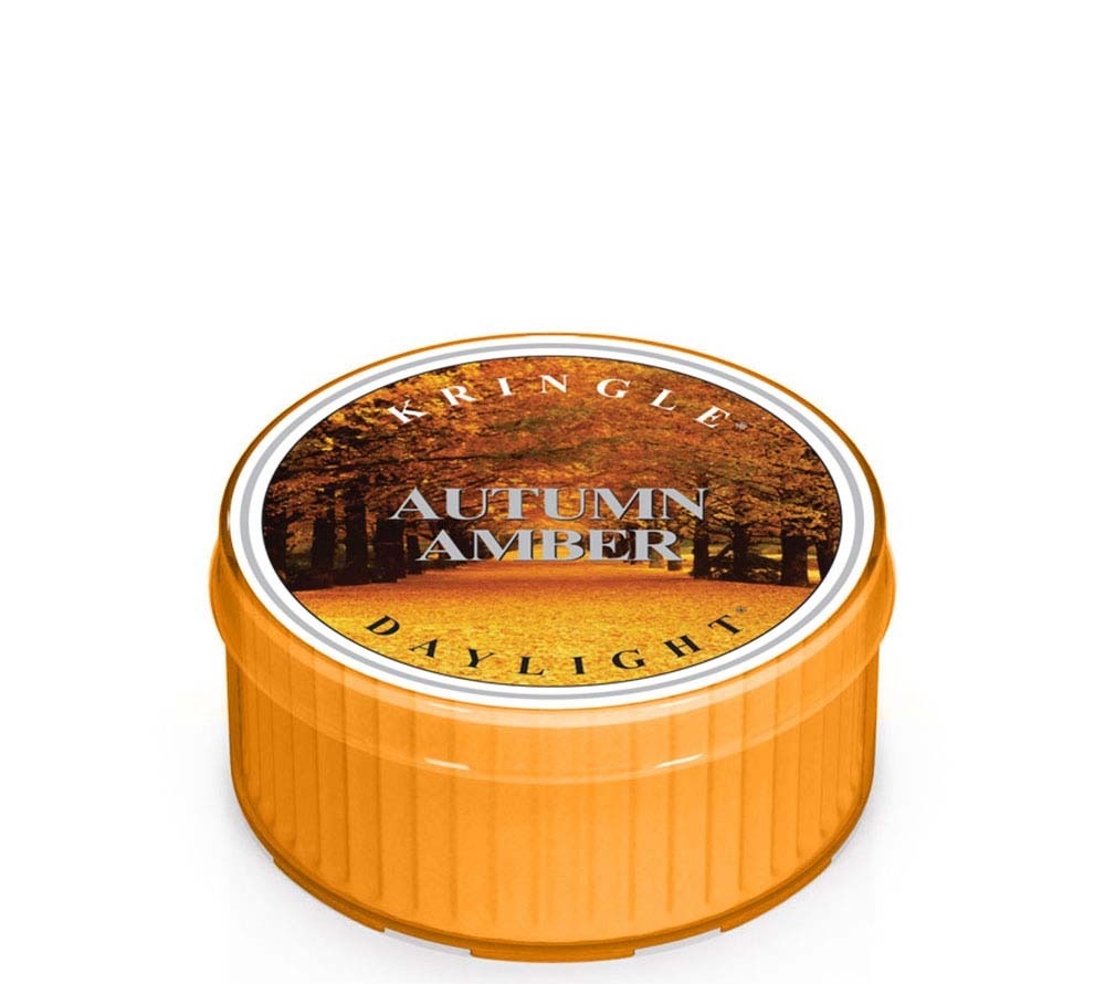 Kringle Daylight Autumn Amber von Kringle Candle kaufen | Duft: Herbstlich, warm, frisch, süß, ausgewogen | Brenndauer: 12 Stunden 