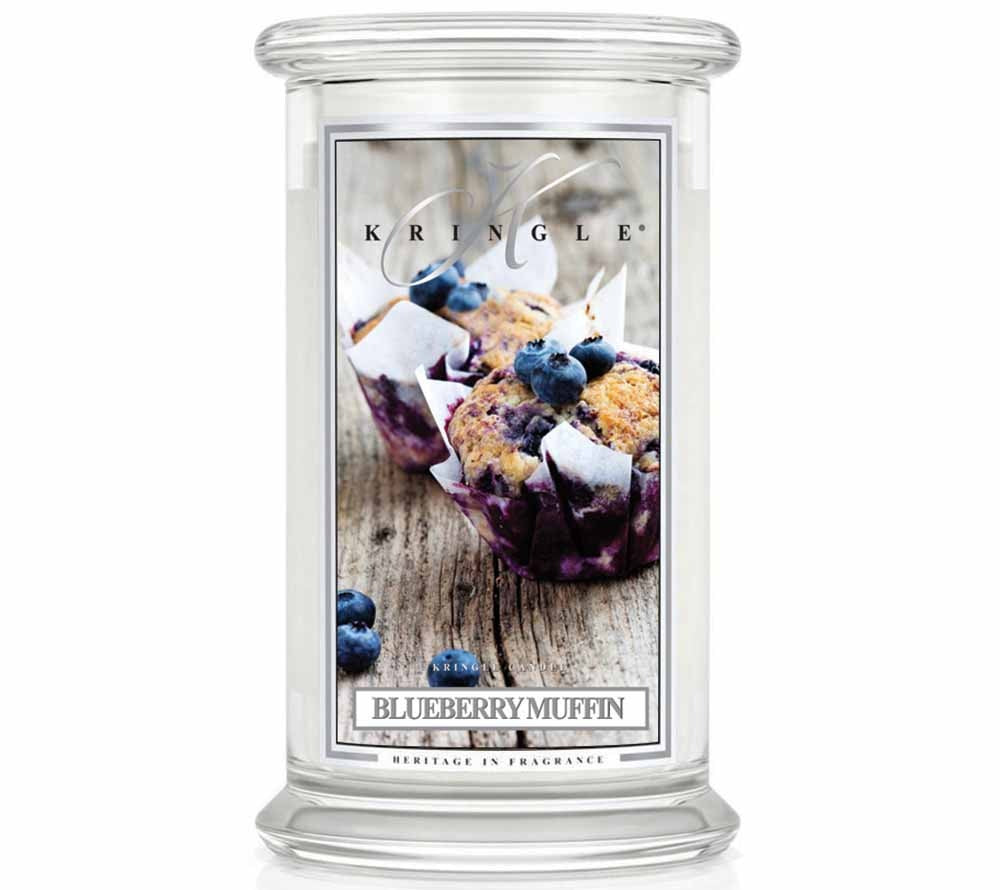 Kringle Jar Large Blueberry Muffin von Kringle Candle kaufen | Duft: Süß, warm, frisch, verlockend | Brenndauer: 100 Stunden 