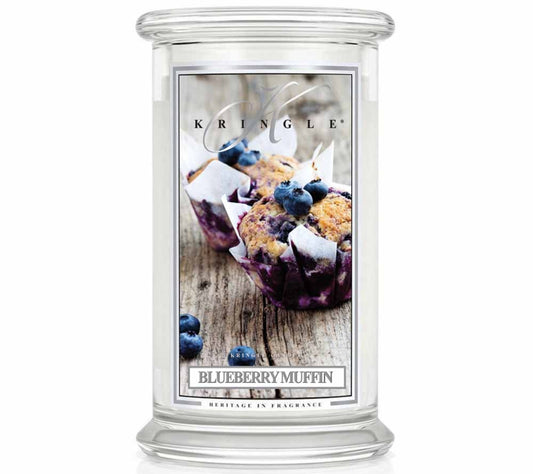 Kringle Jar Large Blueberry Muffin von Kringle Candle kaufen | Duft: Süß, warm, frisch, verlockend | Brenndauer: 100 Stunden 