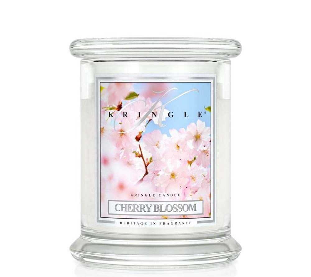Kringle Jar Medium Cherry Blossom von Kringle Candle kaufen | Duft: Blumig-süße Kirschblüten | Brenndauer: 75 Stunden