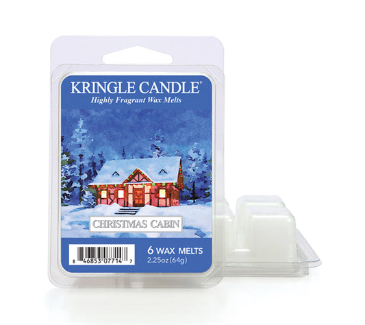 Kringle Wax Melts 6 pcs Christmas Cabin von Kringle Candle kaufen | Duft: Frisch, Männlich, Zimtig, Zitrus, Holz | Mehrmals schmelzbar