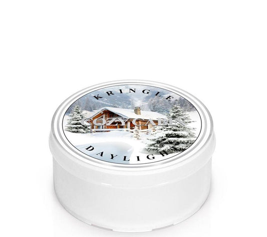 Kringle Daylight Cozy Cabin von Kringle Candle kaufen | Duft: Brauner Zucker, Vanille, Zimt, Holz | Brenndauer: 12 Stunden 