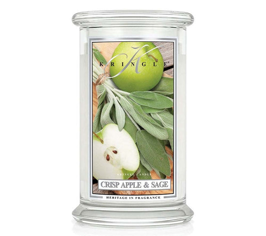 Kringle Jar Large Crisp Apple & Sage von Kringle Candle kaufen | Duft: Fruchtig, herb, holzig, erfrischend, markant | Brenndauer: 100 Stunden