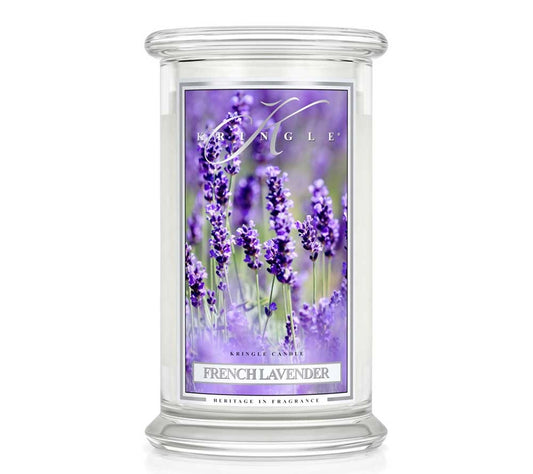 Kringle Jar Large French Lavender von Kringle Candle kaufen | Duft: Lavendel, entspannend, frisch, authentisch | Brenndauer: 100 Stunden 