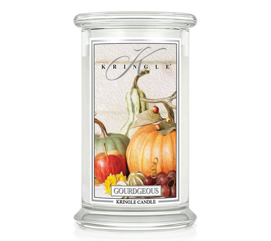 Kringle Jar Large Gourdgeous von Kringle Candle kaufen | Duft: Zimtig, süß, Vanille, Zirus | Brenndauer: 100 Stunden
