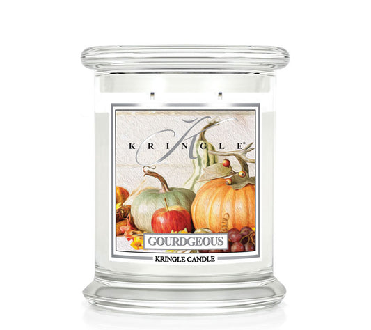 Kringle Jar Medium Gourdgeous von Kringle Candle kaufen | Duft: Zimtig, süß, Vanille, Zirus | Brenndauer: 75 Stunden