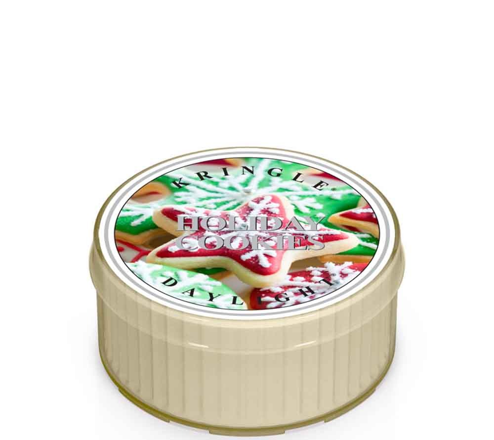 Kringle Daylight Holiday Cookies von Kringle Candle kaufen | Duft: Vanille, Zucker, Sahne, Weihnachtsgebäck, süß | Brenndauer: 12 Stunden