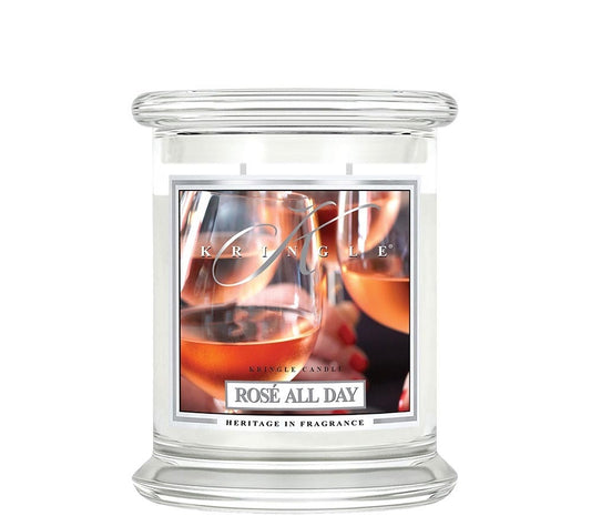 Kringle Jar Medium Rose All Day von Kringle Candle kaufen | Duft: Frühlingshaft, floral, spritzig, elegant, verführerisch | Brenndauer: 75 Stunden