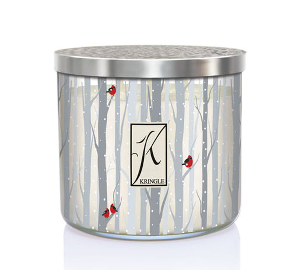 14.5oz Soy Jar Snowbird von Kringle Candle kaufen | Duft: Frisch, Fruchtig, Zitrus, Orange, Balsam | Brenndauer: 45 Stunden