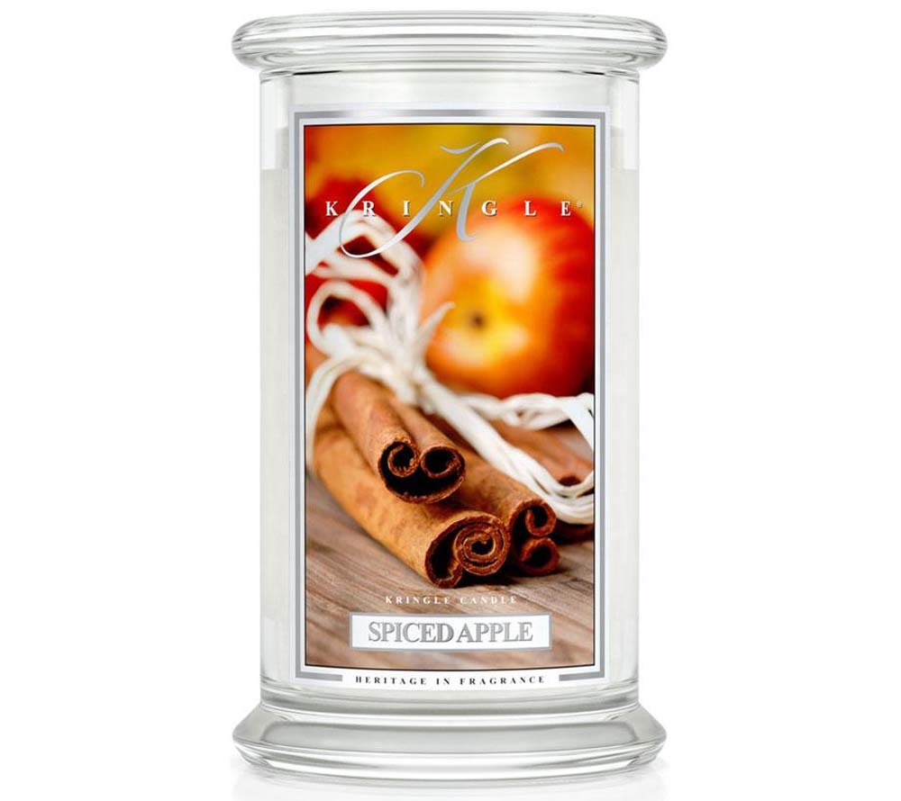 Kringle Jar Large Spiced Apple von Kringle Candle kaufen | Duft: Herbstlich-würziger Apfelkuchen | Brenndauer: 100 Stunden 