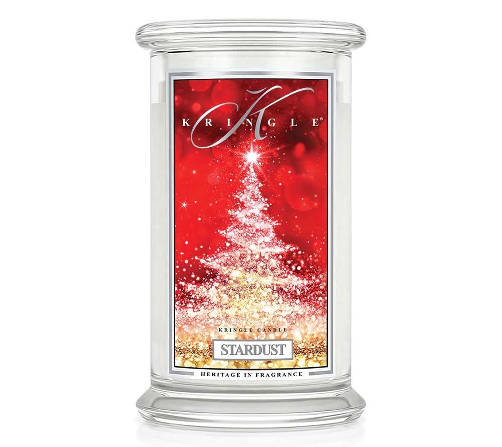 Kringle Jar Large Stardust von Kringle Candle kaufen | Duft: Festlich, leicht, goldschimmernd, tief, edel | Brenndauer: 100 Stunden